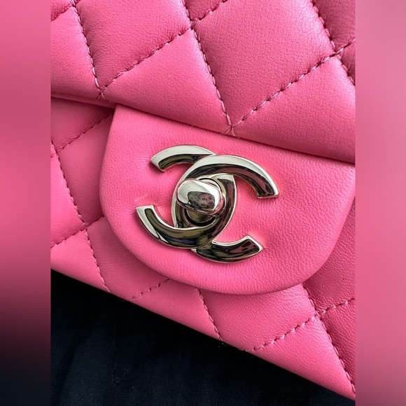 Chanel Mini Square Light Gold Hardware - Picture 8 of 10